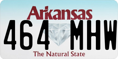 AR license plate 464MHW