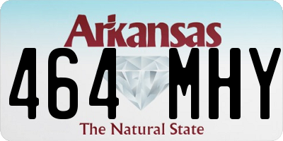 AR license plate 464MHY