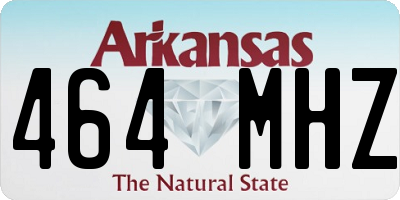 AR license plate 464MHZ