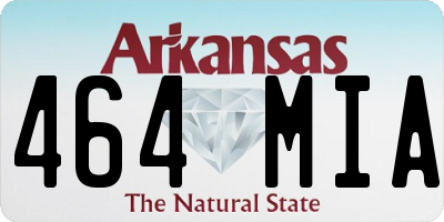 AR license plate 464MIA