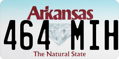 AR license plate 464MIH