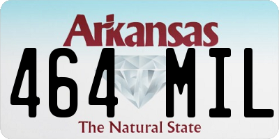 AR license plate 464MIL