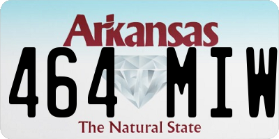 AR license plate 464MIW