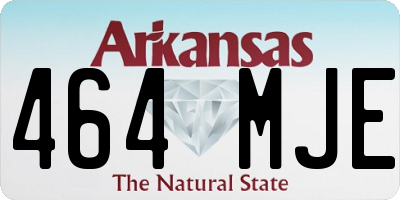 AR license plate 464MJE