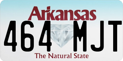 AR license plate 464MJT