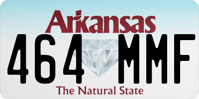 AR license plate 464MMF