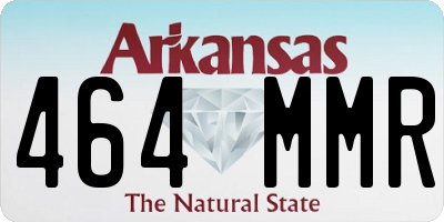 AR license plate 464MMR