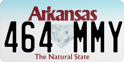 AR license plate 464MMY