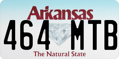 AR license plate 464MTB