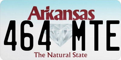AR license plate 464MTE