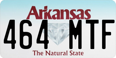 AR license plate 464MTF