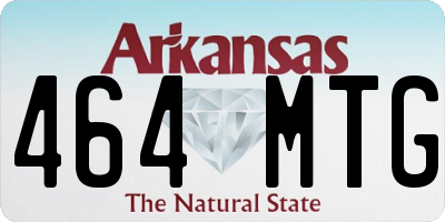 AR license plate 464MTG