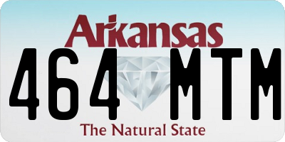 AR license plate 464MTM