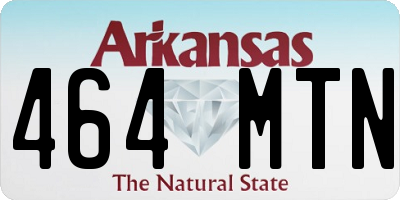 AR license plate 464MTN
