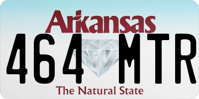 AR license plate 464MTR