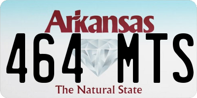 AR license plate 464MTS