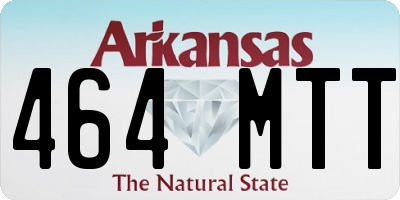 AR license plate 464MTT