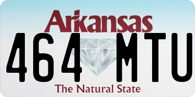 AR license plate 464MTU