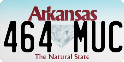 AR license plate 464MUC