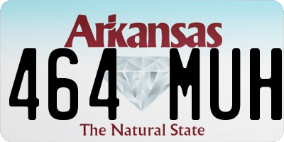AR license plate 464MUH