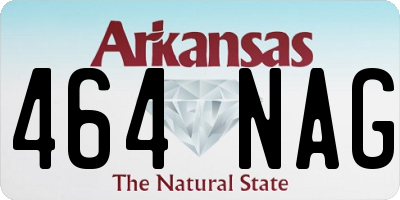 AR license plate 464NAG