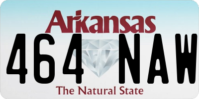 AR license plate 464NAW