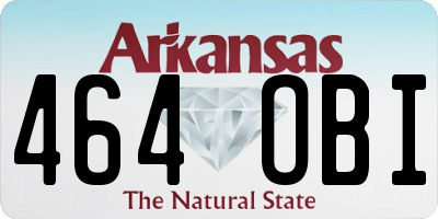 AR license plate 464OBI