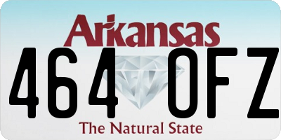 AR license plate 464OFZ