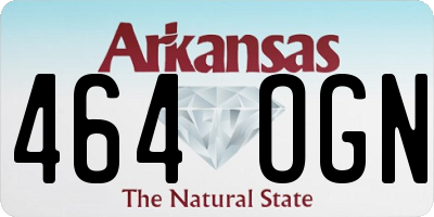 AR license plate 464OGN