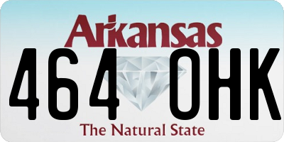 AR license plate 464OHK