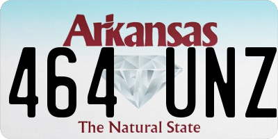 AR license plate 464UNZ