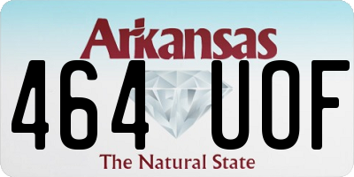 AR license plate 464UOF
