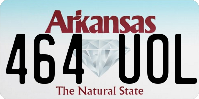 AR license plate 464UOL