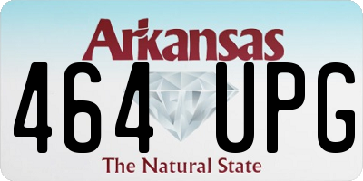 AR license plate 464UPG