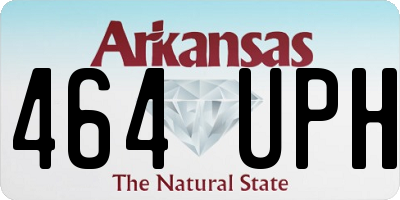 AR license plate 464UPH