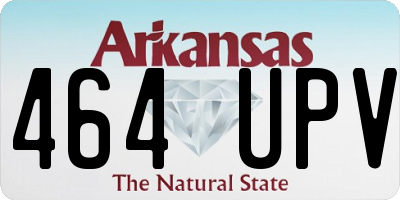 AR license plate 464UPV