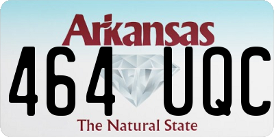 AR license plate 464UQC