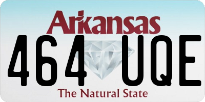 AR license plate 464UQE