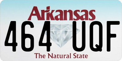 AR license plate 464UQF