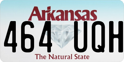 AR license plate 464UQH