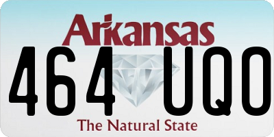 AR license plate 464UQO