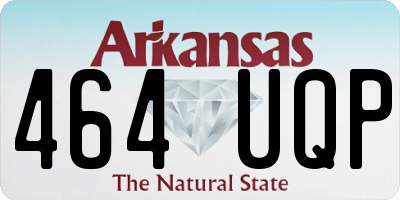 AR license plate 464UQP