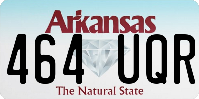 AR license plate 464UQR