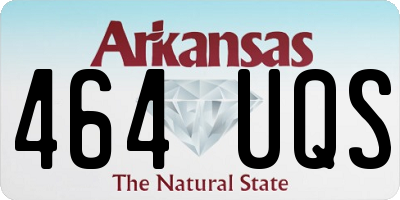 AR license plate 464UQS