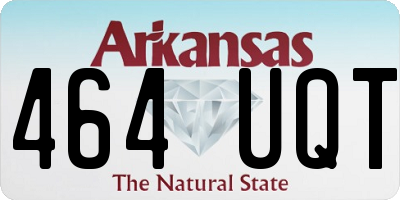 AR license plate 464UQT