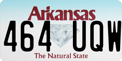 AR license plate 464UQW