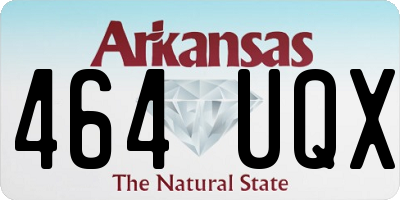 AR license plate 464UQX