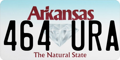 AR license plate 464URA