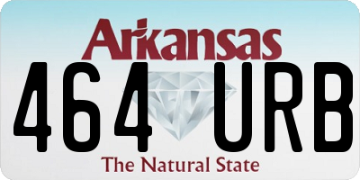 AR license plate 464URB