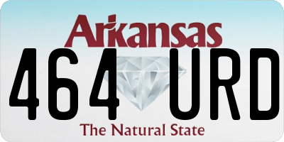 AR license plate 464URD
